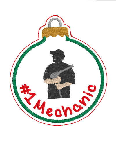 Mechanic Ornament Digital File