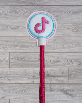 Tok Round Pencil Topper Digital File
