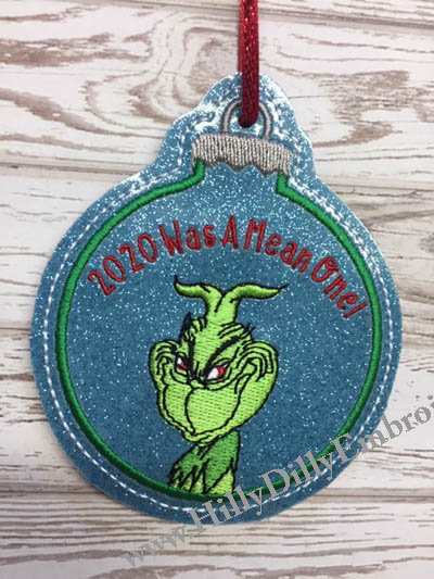 2020 Mean One Ornament Digital File