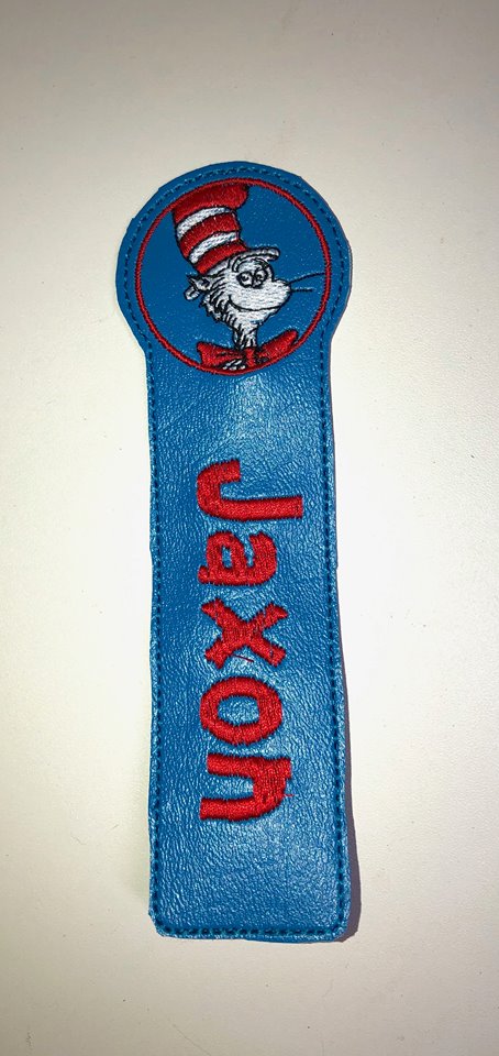 Hat Cat Circle Book Mark