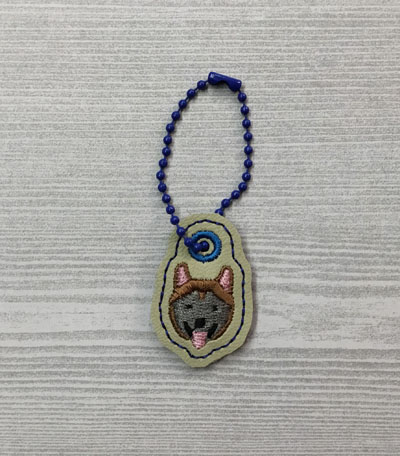 Akita Dog Head Charm Digital File