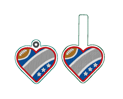 American Football  Snap Tab Eyelet Set Digital Design File