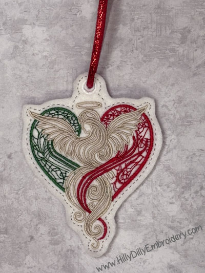 Angel Lace Ornament Digital Design File