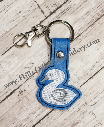 Baby Swan Snap Tab Digital File