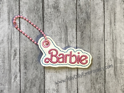 B.a.r.b.i.e. Word Eyelet Digital Design File