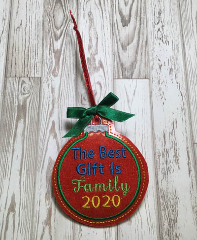 Best Gift Is Family Ornament Digital File