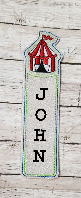 Circus Tent Book Mark Digital File
