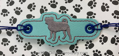 Pug Dog Bracelet Digital File