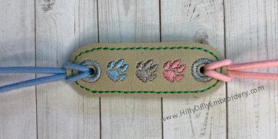 Mini Paw Print Bracelet Digital File