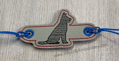 Dog1 Quick stitch bracelet digital file