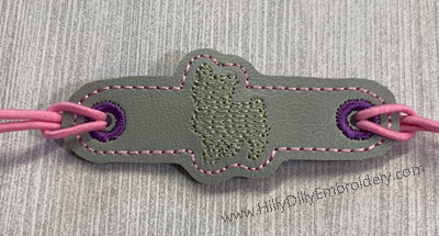 Dog2 Quick stitch bracelet digital file