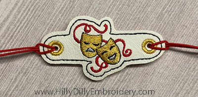 Bracelet Happy Sad Face Mask  Digital Design File