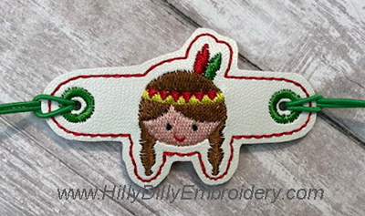 Bracelet Indian Girl Digital Design File