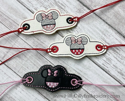 Girl Ears Bracelet Set Digital File