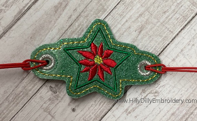 Pointsetta Star Bracelet Digital File