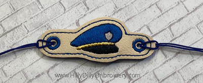 Police hat bracelet digital file