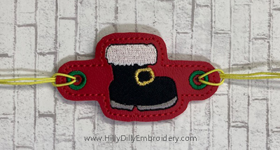 Santa Boot Bracelet Digital File