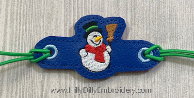 Snowman1 bracelet digital file