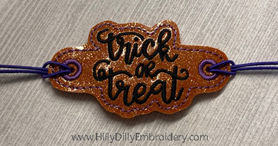 Bracelet Trick or Treat Digital Design File