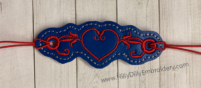 Welcome Heart Bracelet Digital Design