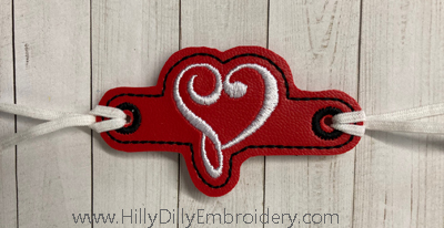 Twisted Heart Bracelet Digital File