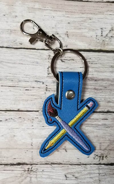 Fundraiser Fun - Brush & Pencil Snap Tab Digital File