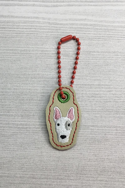 Bull Terrier Dog Head Charm Digital File