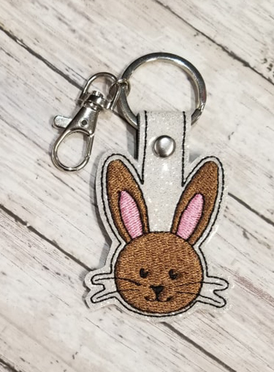 Bunny Head Snap Tab Digital File