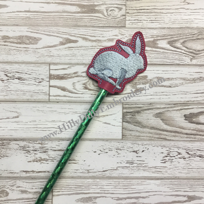 Bunny Silo Chunky Pencil Topper Digital Design