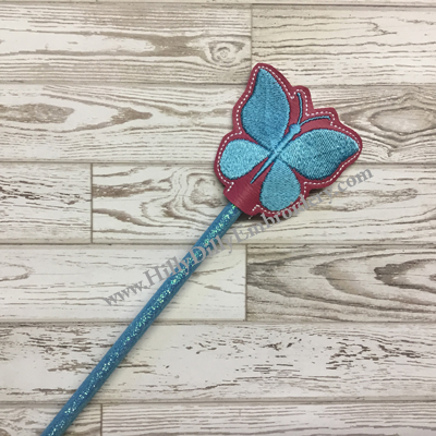 Butterfly Silo Chunky Pencil Topper Digital Design File