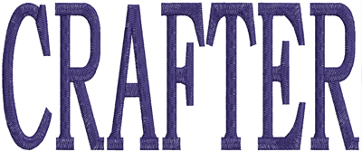 Crafter Wording Digital Design File