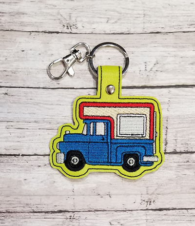 Camper Truck Snap Tab Digital File