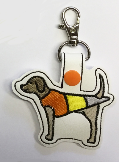 Candy Corn Dog Snap Tab Digital File