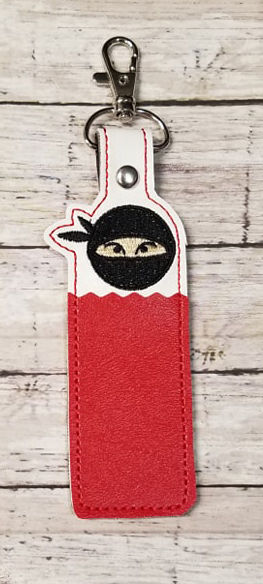 Ninja Head Lip Balm Holder Digital File
