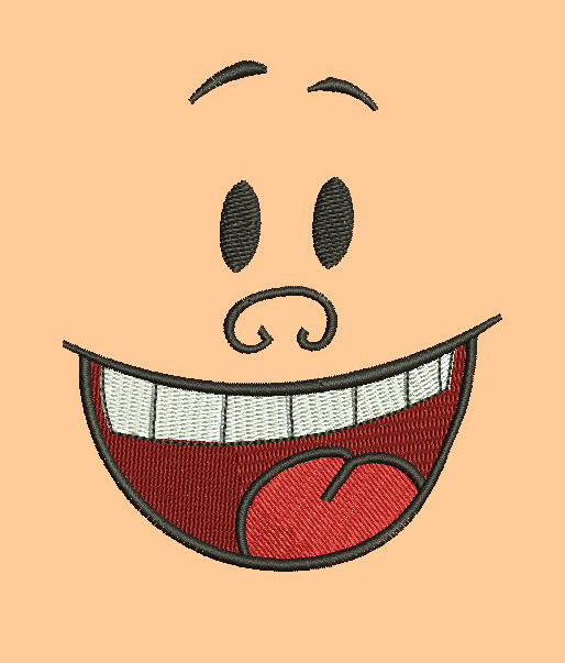 Captn Under Doll Face Tongue Digital Design File