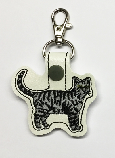 Tabby Cat Snap Tab Digital File