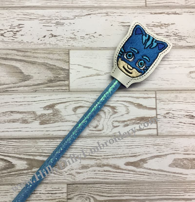 Blue Cat Boy Pencil Topper Digital File