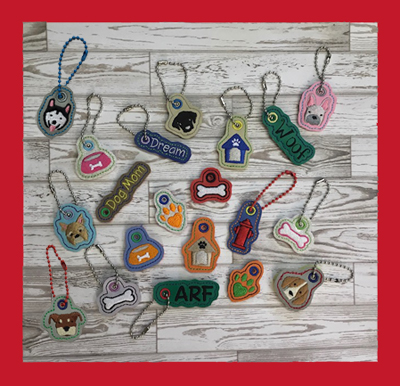 Poo Bag Grey Hound2 4x4 Digital Design File