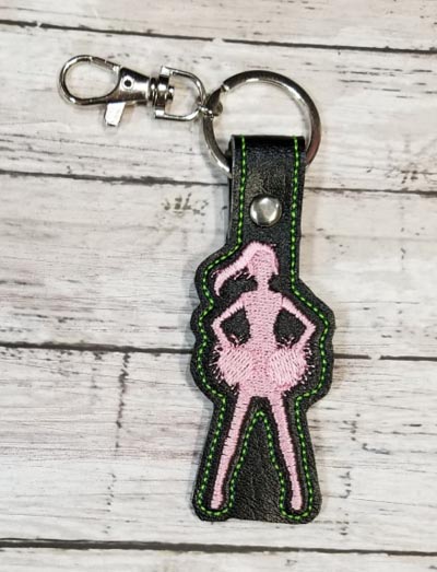 Cheer Girl 1 Eyelet & Snap Tab Digital File