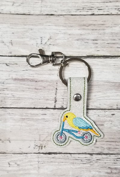 Circus Bird Snap Tab Digital File