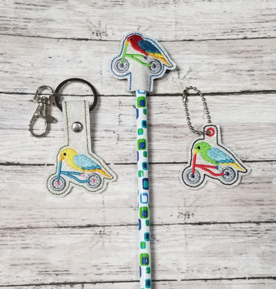 Circus Bird Design Set Digital File
