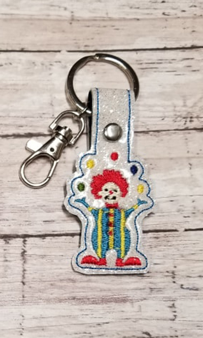 Circus Clown Snap Tab Digital File
