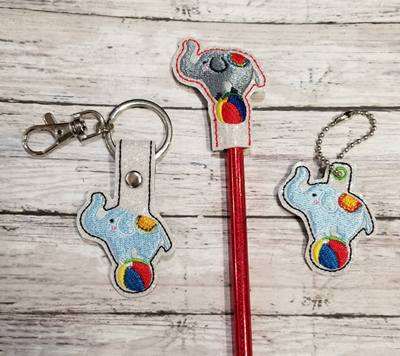Circus Elephant Design Set Digital File