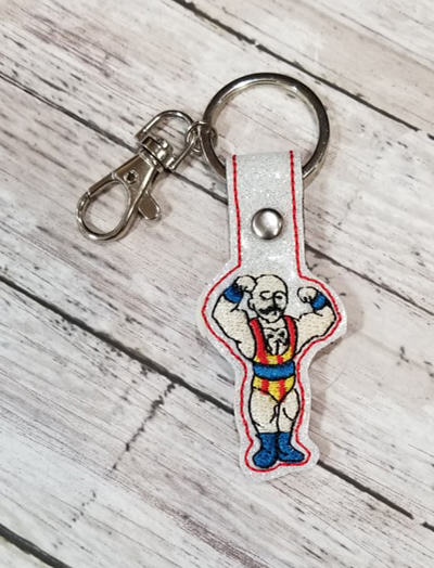 Circus Strongman Fob Set Digital File