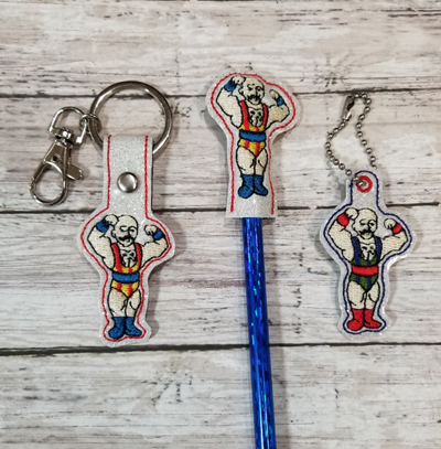 Circus Strongman Design Set Digital File