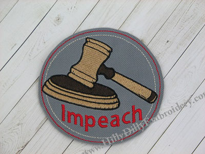 Impeach Gavel Coaster Digital Design File