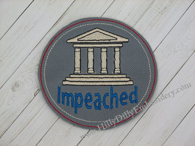 Impeach Court House Coaster Digital Design File