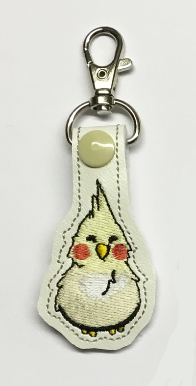 Cockatoo Front Bird Snap Tab Digital File