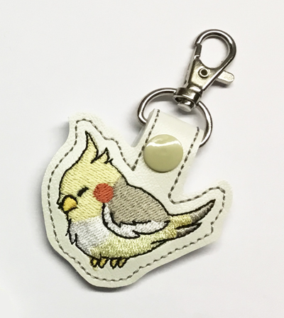 Cockatoo Side Bird Snap Tab Digital File