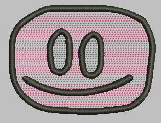 Cow1 Nose 4x4 Quick Stitch Digital Design File
